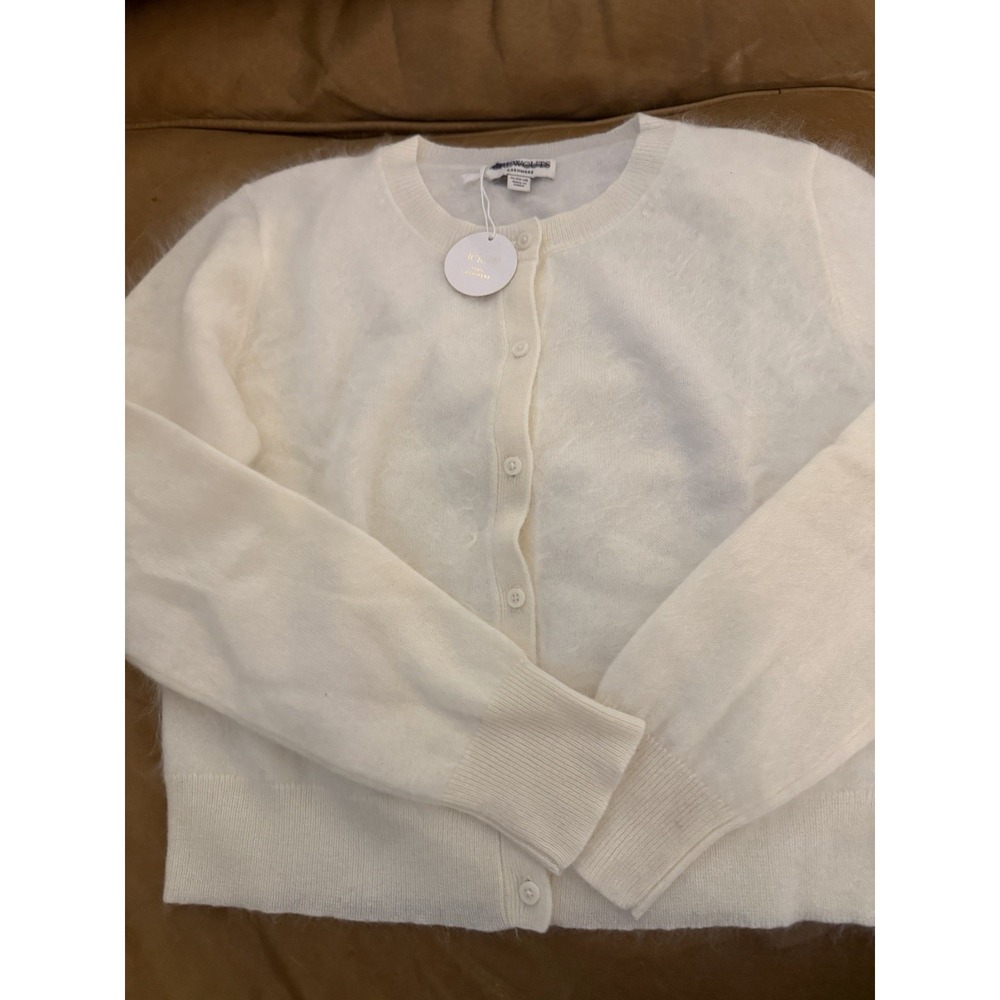 J CREW XL Girls' brushed cashmere cardigan CD144